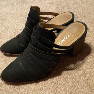 Women’s Sonoma + Vitalize Ortholite black fashion mules